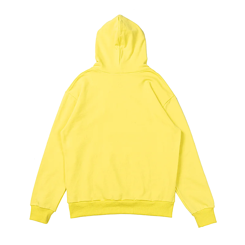 Sp5der Hoodie Yellow back