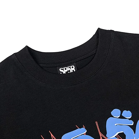 Sp5der T-Shirt 555 Black close