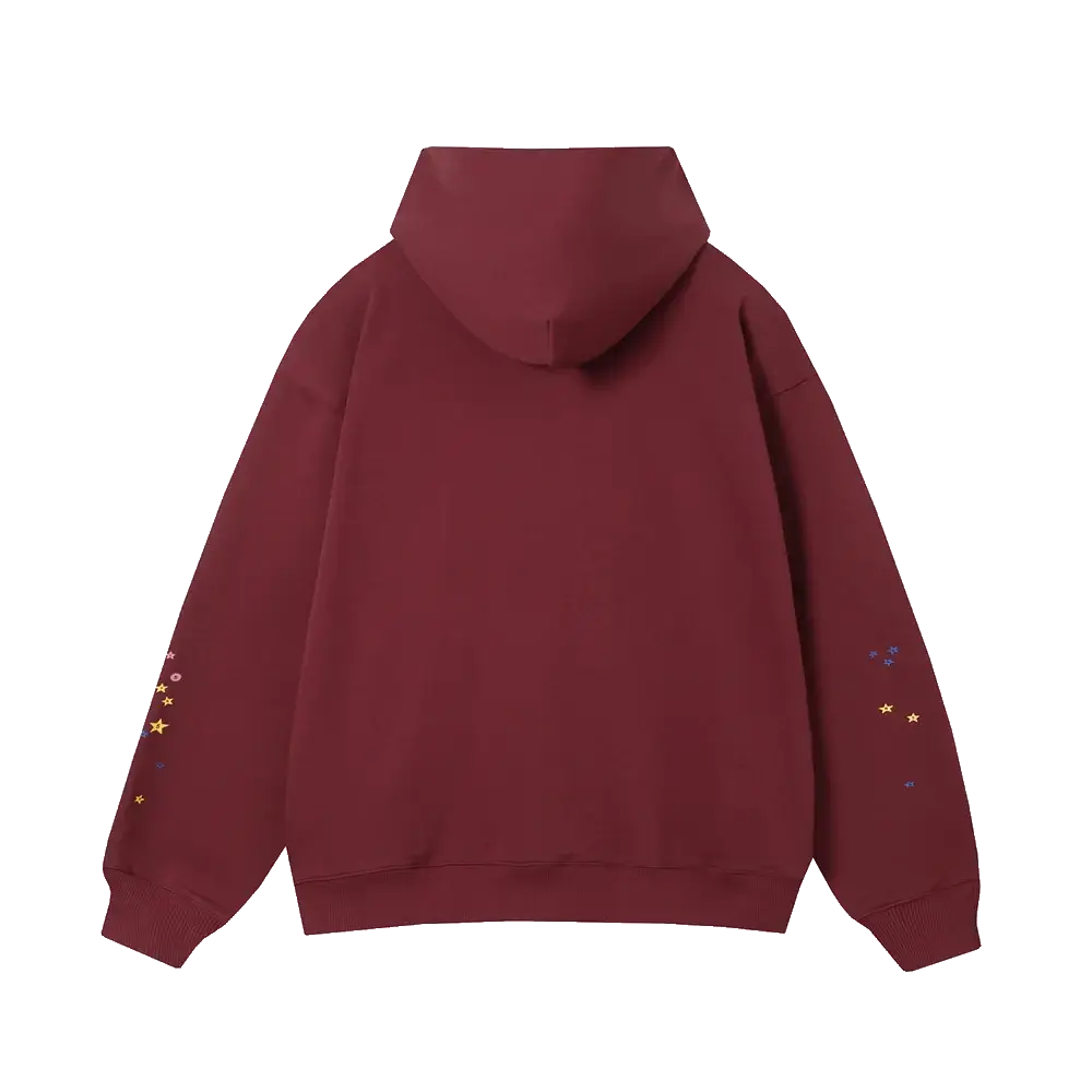 Sp5der Hoodie PNK Red back