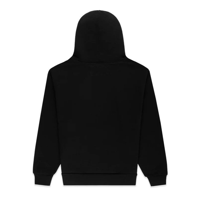 Sp5der OG Rhinestone Hoodie Black back