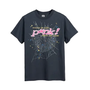 Sp5der T-Shirt P*nk Dark Grey