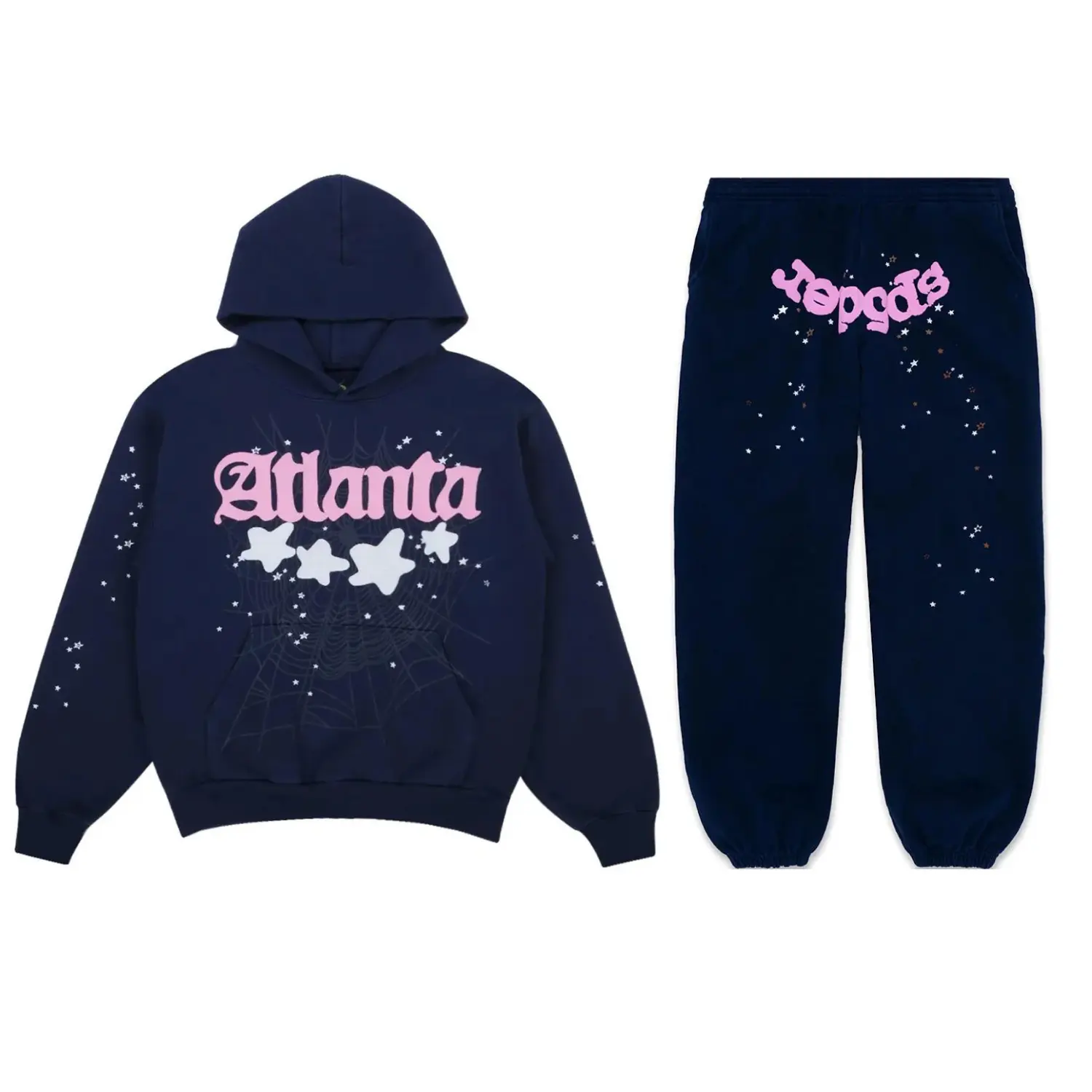 Sp5der Tracksuit Atlanta Navy