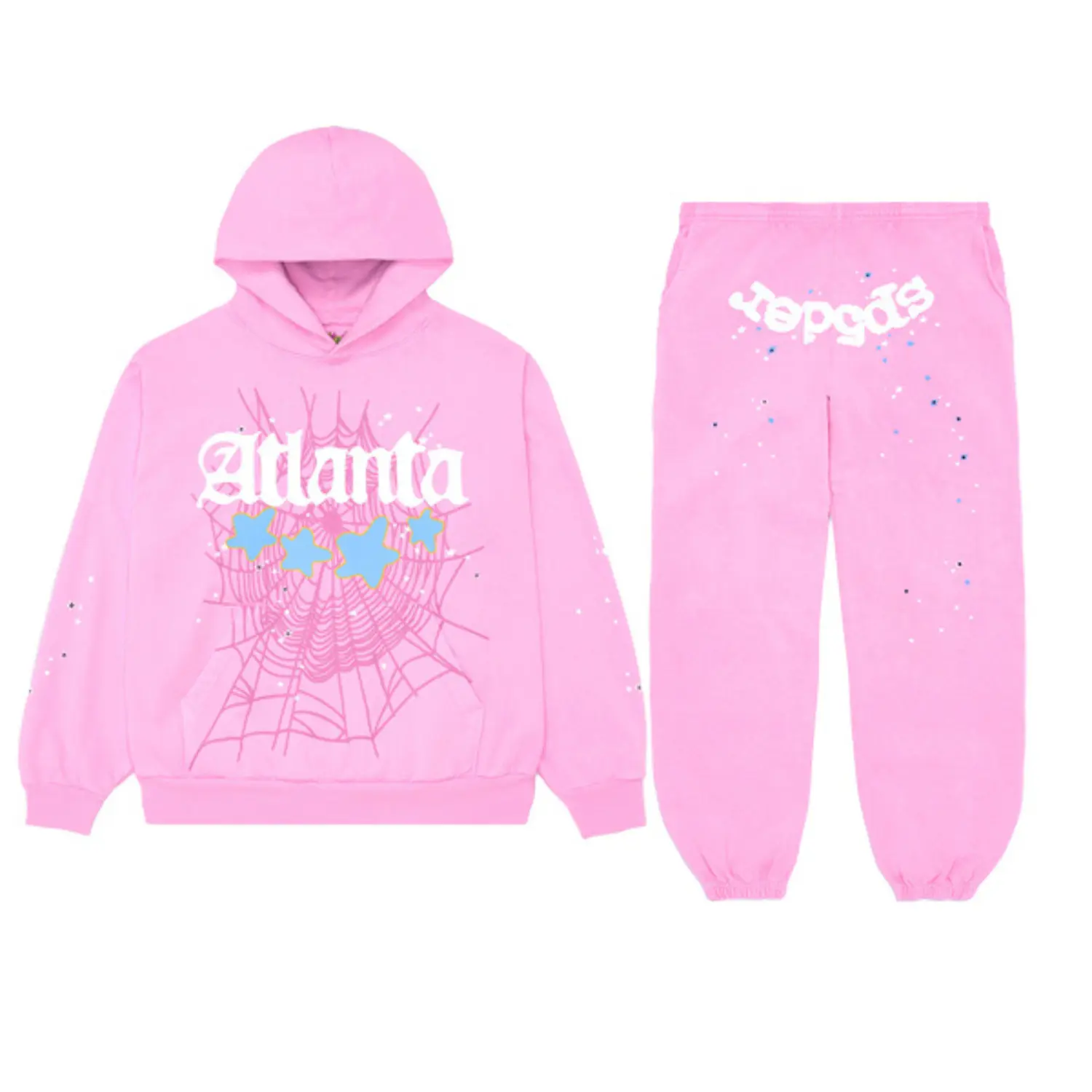 Sp5der Tracksuit Atlanta Pink