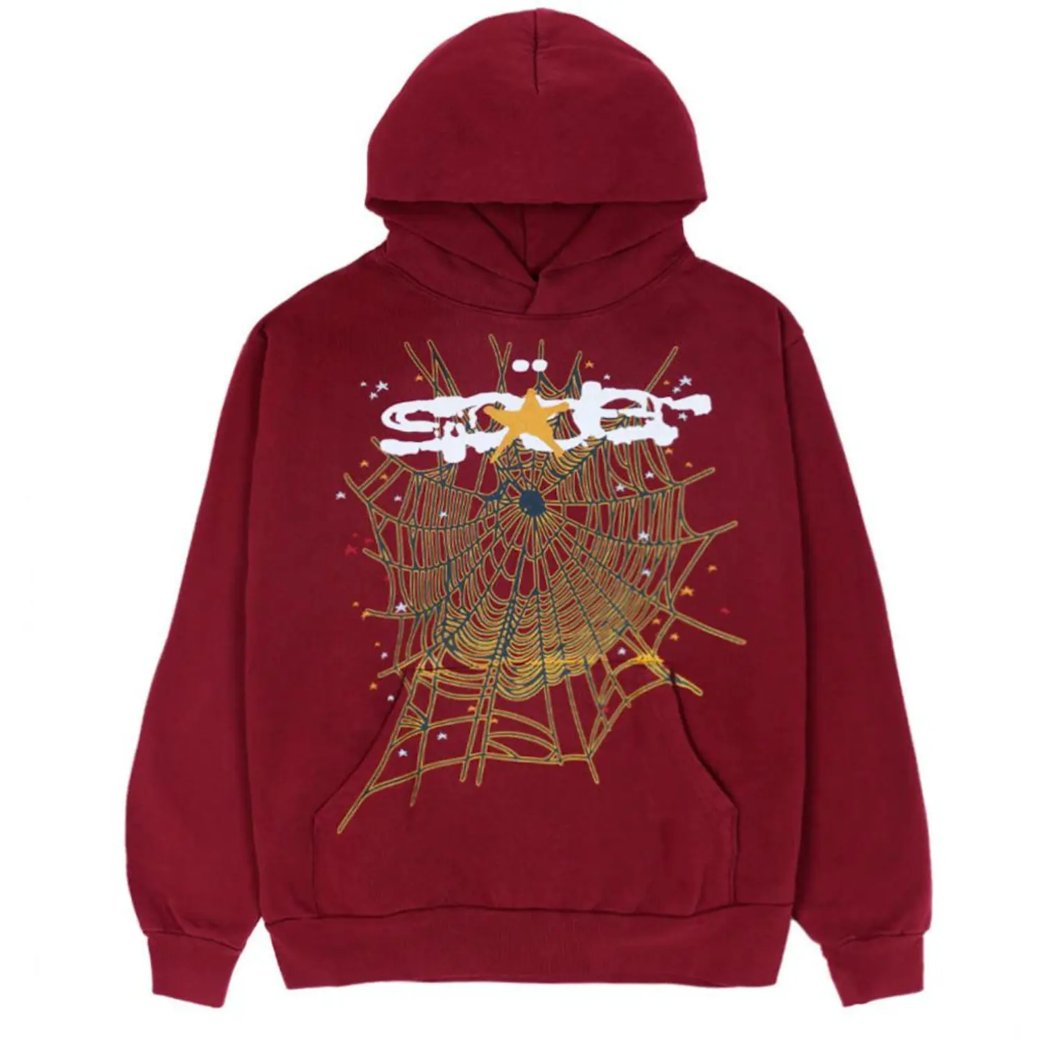 SP5 Maroon Sp5der Hoodie