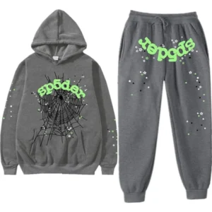 Sp5der Sweatsuit Web Slate Grey