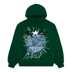 SP5 Green Spider Hoodie
