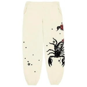 Sp5der x Mariah The Scientist Sweatpants Scorpion Cream