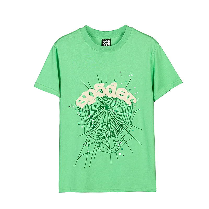 Sp5der T-Shirt Web Green