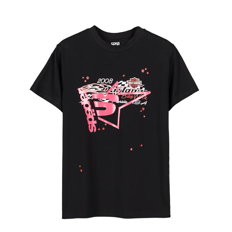 Sp5der T-Shirt Motocross Black