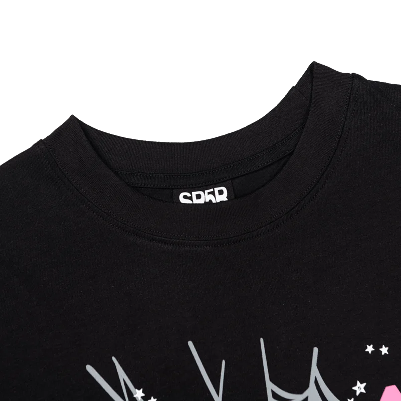 Sp5der T-Shirt Atlanta Black close